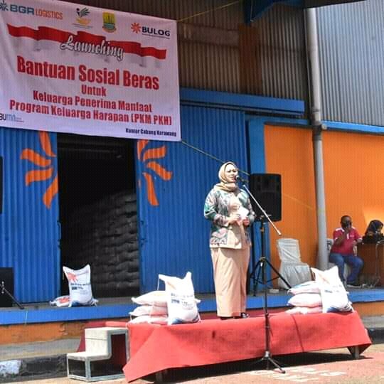 Bupati Karawang Launching Bansos Beras-Nusantara Info