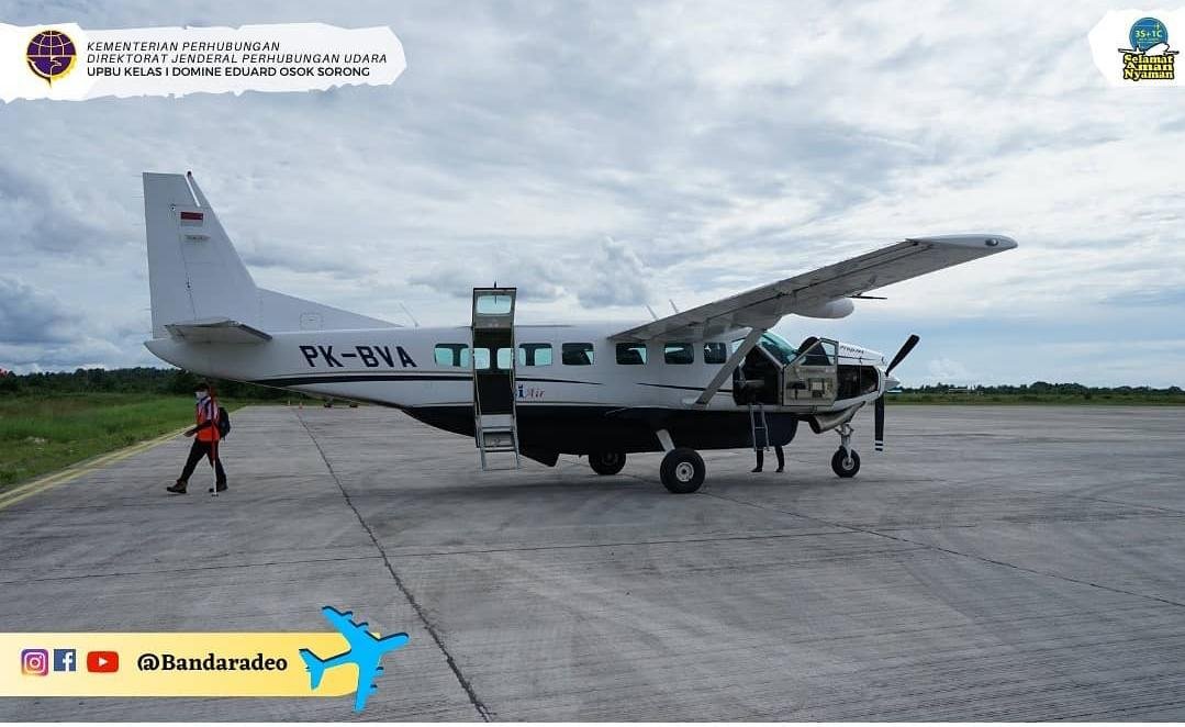 Angkutan Perintis 2021 Mulai Terbang di Papua Barat, Kali Ini untuk Wilayah Sorong Raya