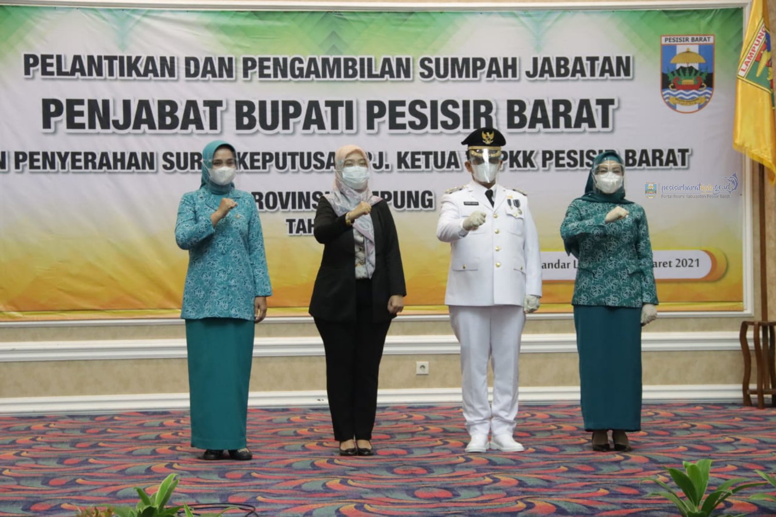 Lantik Pj Bupati Pesisir Barat, Wakil Gubernur Lampung: Masa Jabatan Sampai Bupati dan Wakil Bupati Terpilih Dilantik