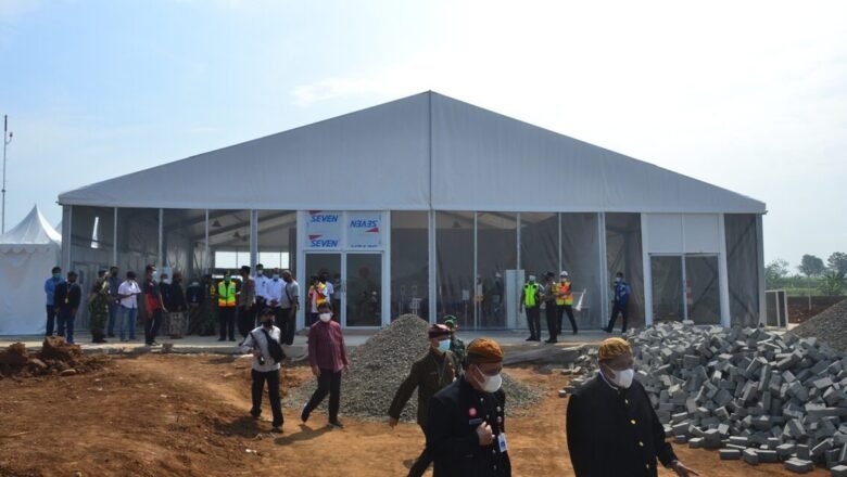 Tenda Roder Untuk Terminal Sementara Selesai Terpasang, 1 Juni 2021 Bandara JB Soedirman Siap Beroperasi