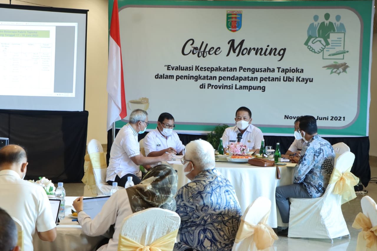 Gubernur Lampung Berikan Arahan Dalam Coffee Morning