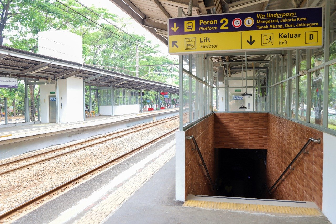 Tingkatkan Keselamatan Pengguna KRL, KAI Hadirkan Underpass di Stasiun Universitas Pancasila dan Stasiun Pasar Minggu Baru