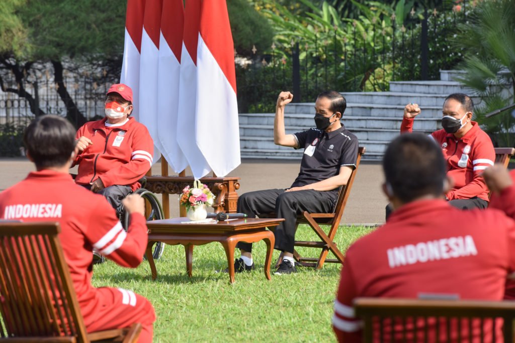  Presiden Jokowi Minta Kemenpora Bangun Pemusatan Latihan dan Sentra Olahraga Untuk Atlet Disabilitas 