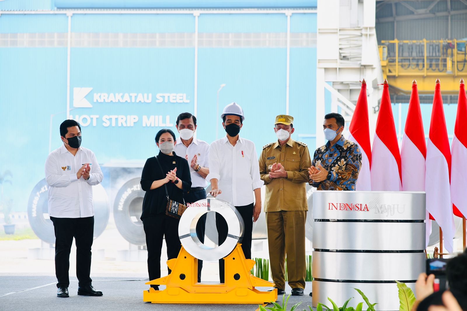 Presiden Jokowi Resmikan Pabrik Baja Tercanggih ke-2 di Dunia Milik Krakatau Steel