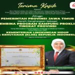 Pemprov Jawa Timur Raih Penghargaan Proklim 2021 dari KLHK