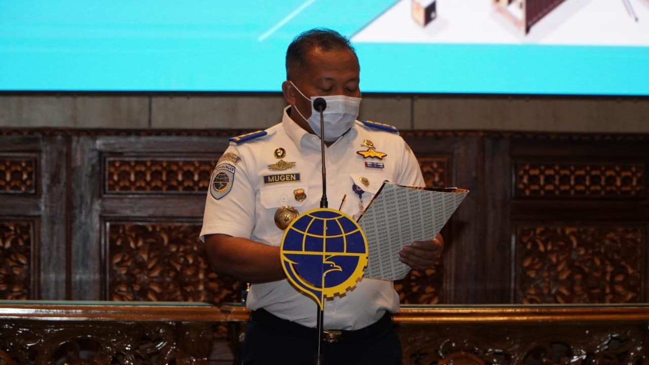 Komitmen Penerapan Inaportnet, UPT Ditjen Hubla Bersama BUP Tandatangani Pakta Integritas