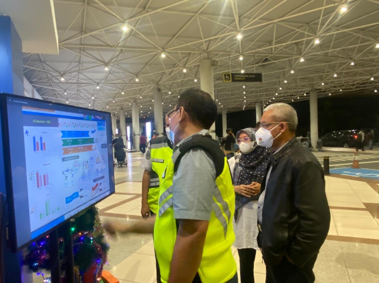 Cris Kuntadi Melakukan Monitoring Di Bandara Juanda Pasca Dirayakannya Natal Tahun 2021