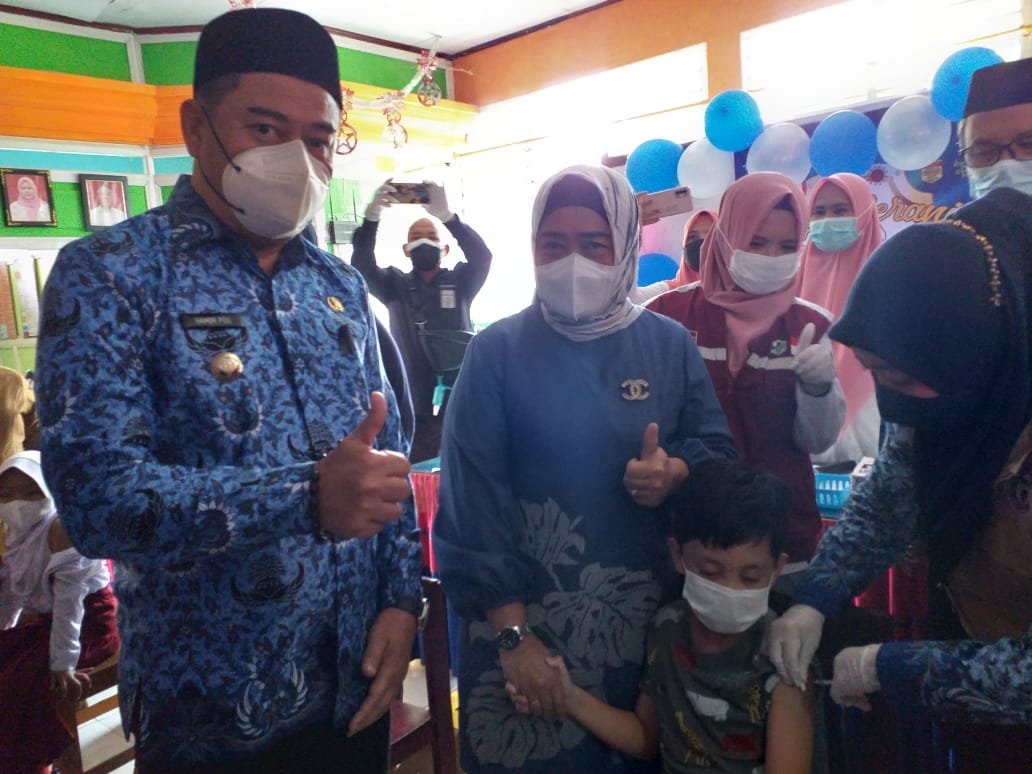  Mulai Hari Ini, Vaksinasi Covid-19 Untuk Anak Usia 6-11 Tahun di Bone Bolango Dilakukan