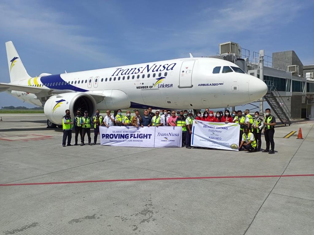 Lakukan Proving Flight, Transnusa Sukses Mendarat di Bandara Internasional Yogyakarta