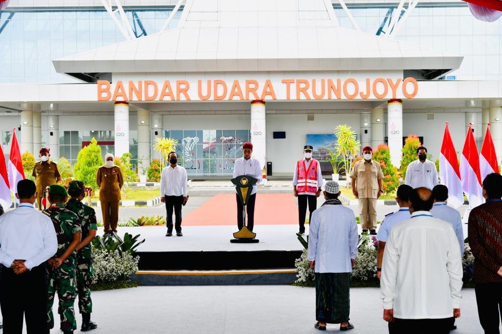 Bandara Trunojoyo Diresmikan, Presiden Minta Rute Jakarta – Sumenep Dibuka Jelang Lebaran