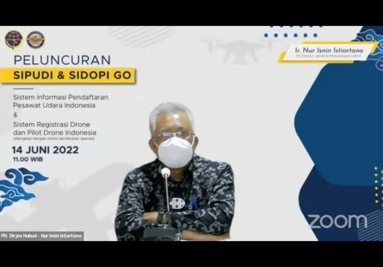 Ditjen Hubud Luncurkan Aplikasi Sipudi dan Sidopi-GO, Izin Operasi Drone Kini Lebih Mudah