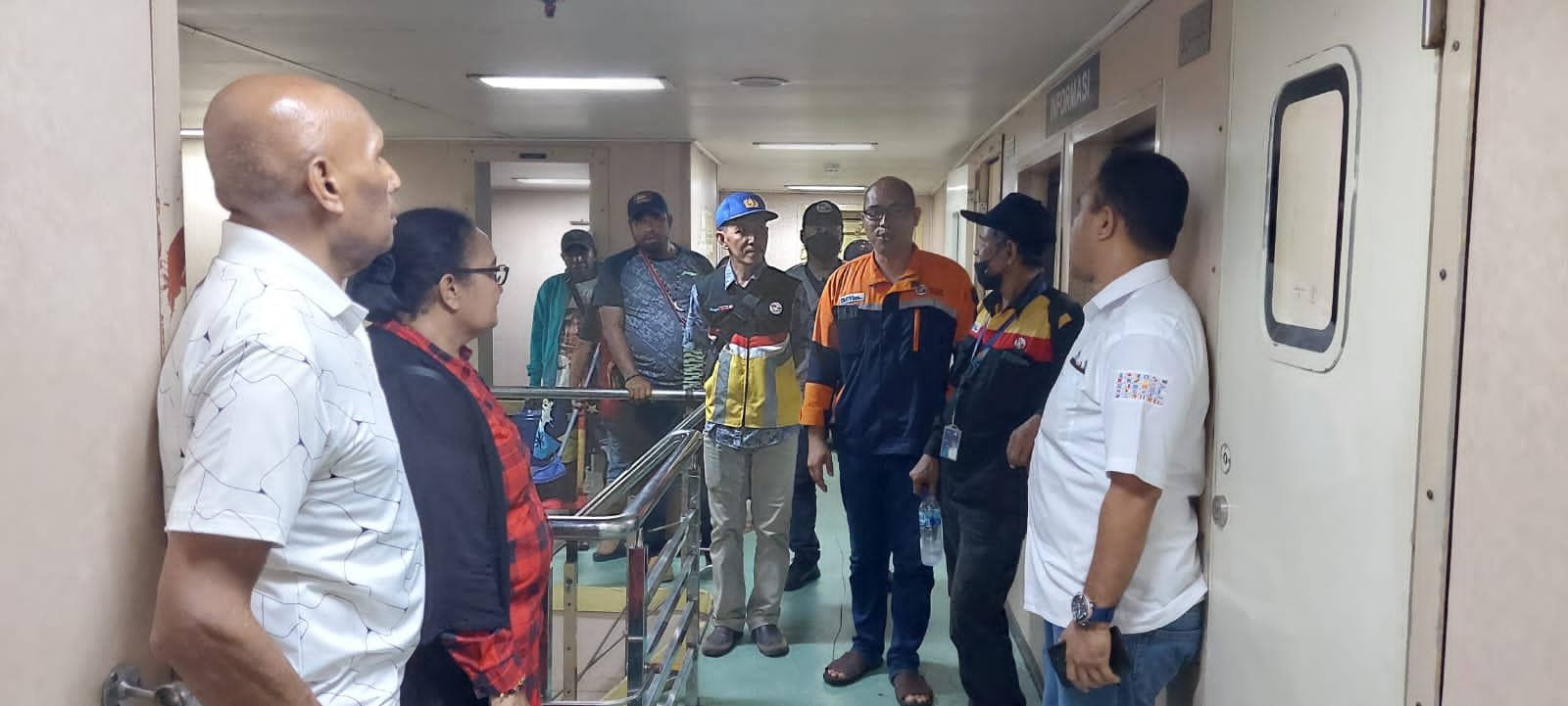  Persiapan Sidang Sinode GKI Tanah Papua XVIII, KSOP Kelas II Jayapura dan Tenaga Ahli Menteri Sosial Pantau Transportasi Laut Kapal Perintis