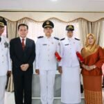 Alfascadieno Akbar Fatoni dan Gita Parahiya Putri Baharu Terpilih Perwakilan Pengukuhan Praja Pratama IPDN Angkatan 33 Tahun 2022