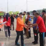 Sambut Harhubnas 2022, UPT Ditjen Perhubungan Laut di Pelabuhan Tanjung Perak Gelar Kampanye Keselamatan Transportasi Laut dan Kegiatan Bersih-Bersih Pantai