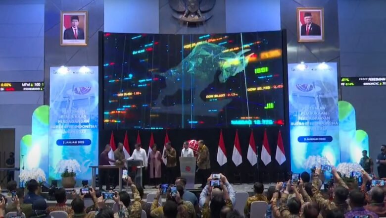 Presiden Jokowi Resmi Buka Perdagangan Bursa 2023