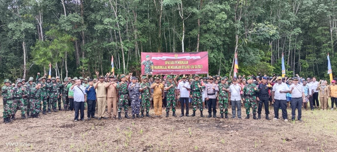 
Buka TMMD ke-116, Sekda Mappi: Kegiatan Ini Memberikan Dampak Positif 

