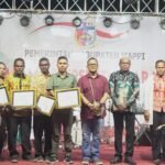 Moment Resepsi Kenegaraan, Pj Bupati Mappi Berikan Reward Kepada PNS dan PKD Teladan