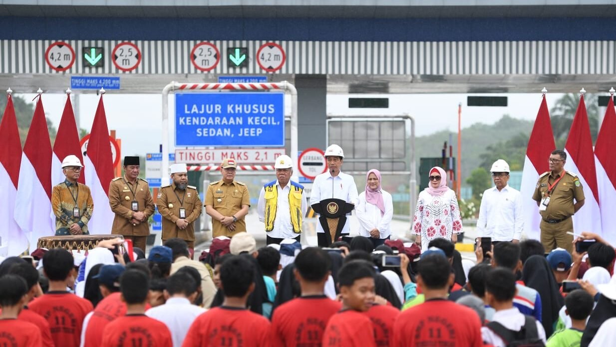 Tol Trans Sumatera Telah Beroperasi 596 Kilometer, 361 Kilometer Tahap Konstruksi