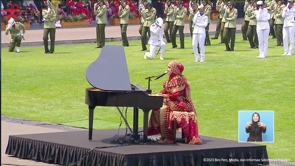 Bawakan Lagu Rungkad, Putri Ariani Sukses Goyang Istana pada HUT Kemerdekaan RI ke-78