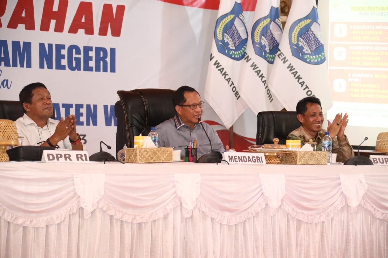 Mendagri Minta Pemda Wakatobi Kembangkan Sektor Pariwisata dan Kelautan
