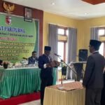 DPRD Kabupaten Mappi Gelar Rapat Paripurna PAW, Sonny P. Manalu Dilantik Gantikan Darius Yanefo