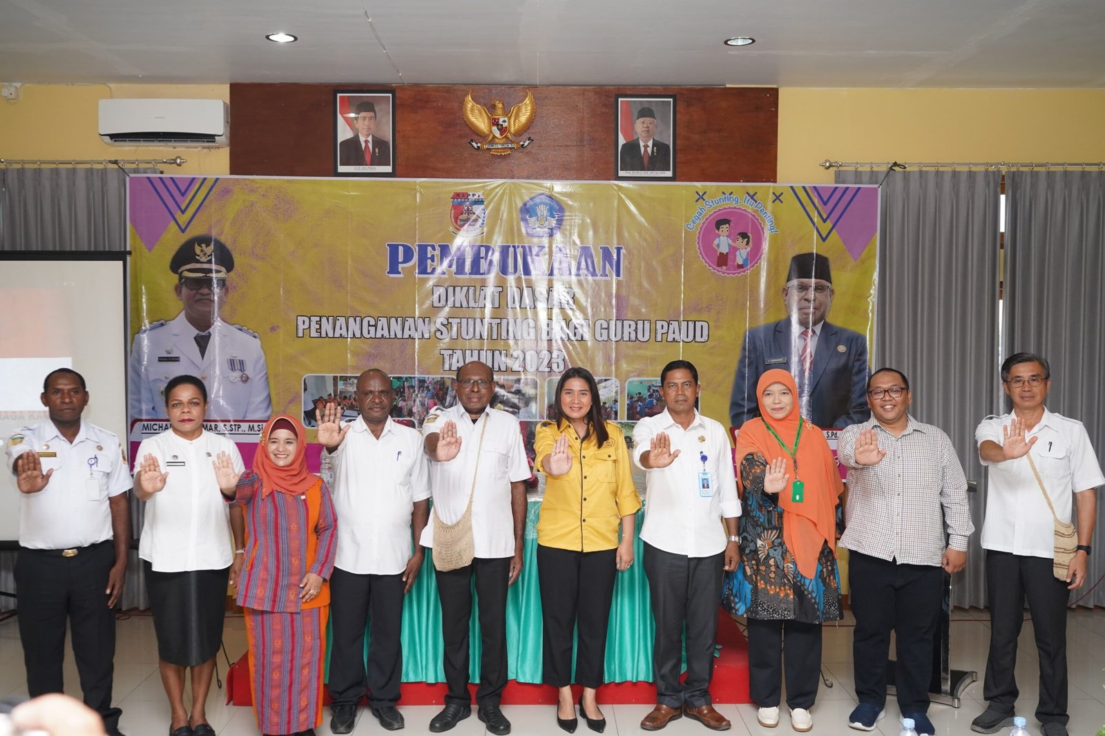 Pemkab Mappi Dukung Strategi Nasional Percepatan Penurunan Stunting