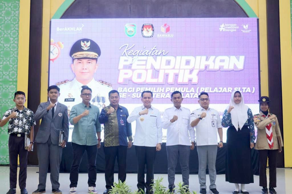 Pj Gubernur Sumsel Beri Motivasi Pemilih Pemula untuk Gunakan Hak Suara pada Pilpres, Pileg dan Pilkada 2024