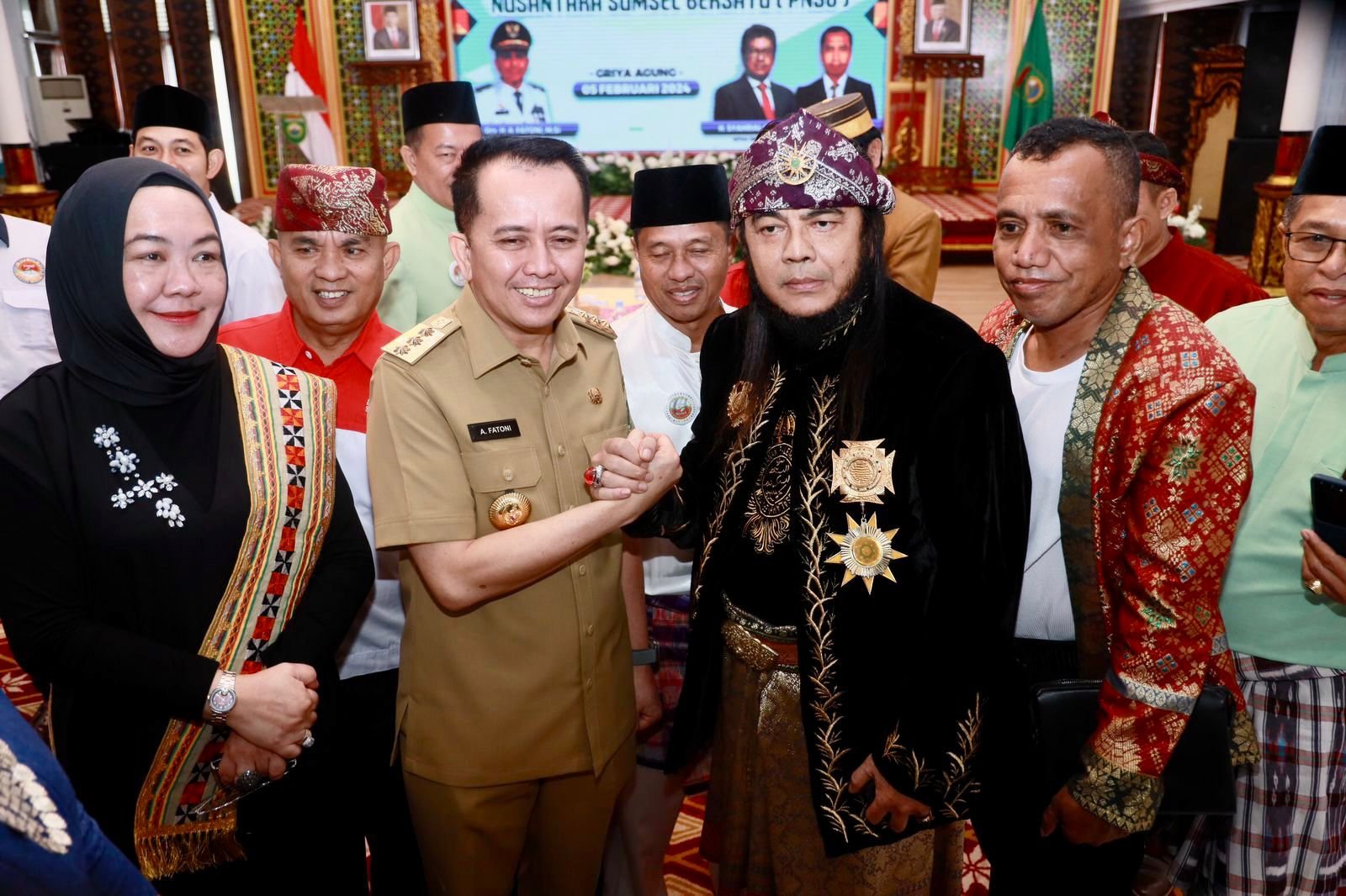 Pj Gubernur Agus Fatoni Apresiasi Pernyataan Sikap Pilpres Damai 2024 dari Persaudaraan Nusantara Sumsel Bersatu 