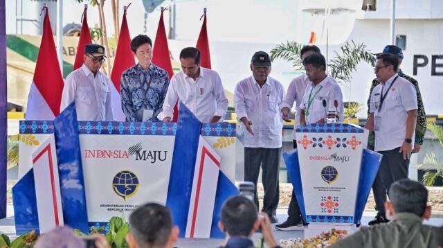 Presiden Joko Widodo Resmikan Dua Pelabuhan di Kawasan Teluk Palu