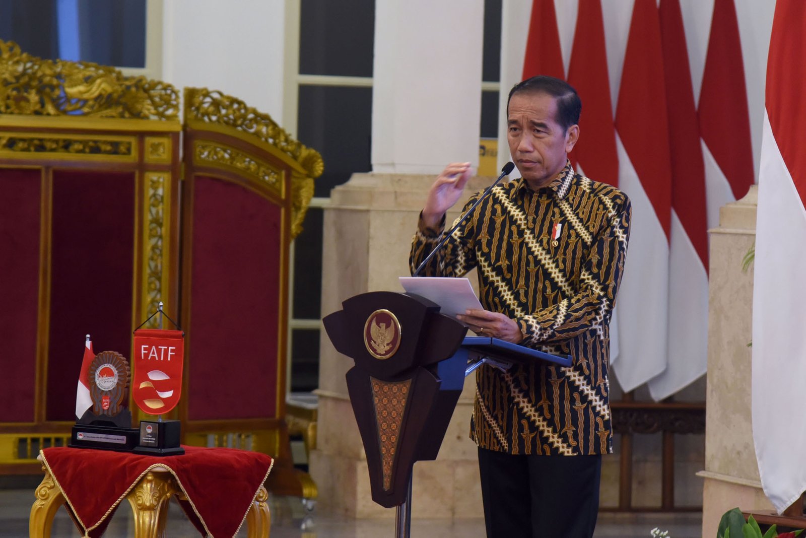 Presiden Jokowi Tegaskan Penanganan TPPU Harus Komprehensif