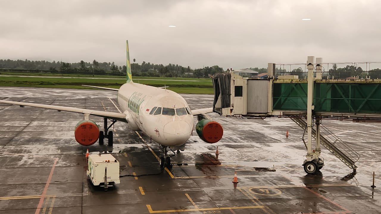 Gunung Ruang Kembali Erupsi, Operasional Bandara Samratulangi dan Bandara Sekitar Ditutup Sementara 