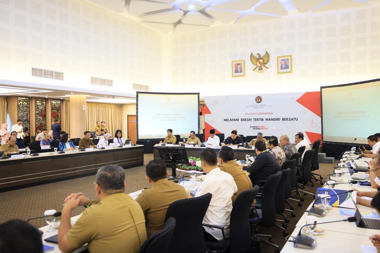 Dukung PON XXI, Kemendagri Hadir Langsung Dalam Rapat Tingkat Menteri Bahas Persiapan PON Aceh-Sumut 2024

