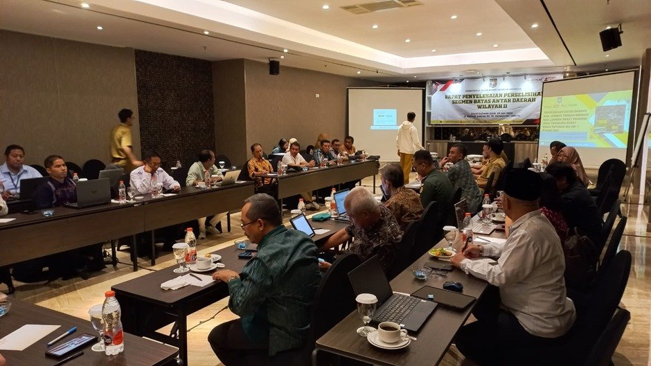 Ditjen Bina Adwil Kemendagri Tarik Garis Batas untuk Lombok Barat dan Lombok Tengah