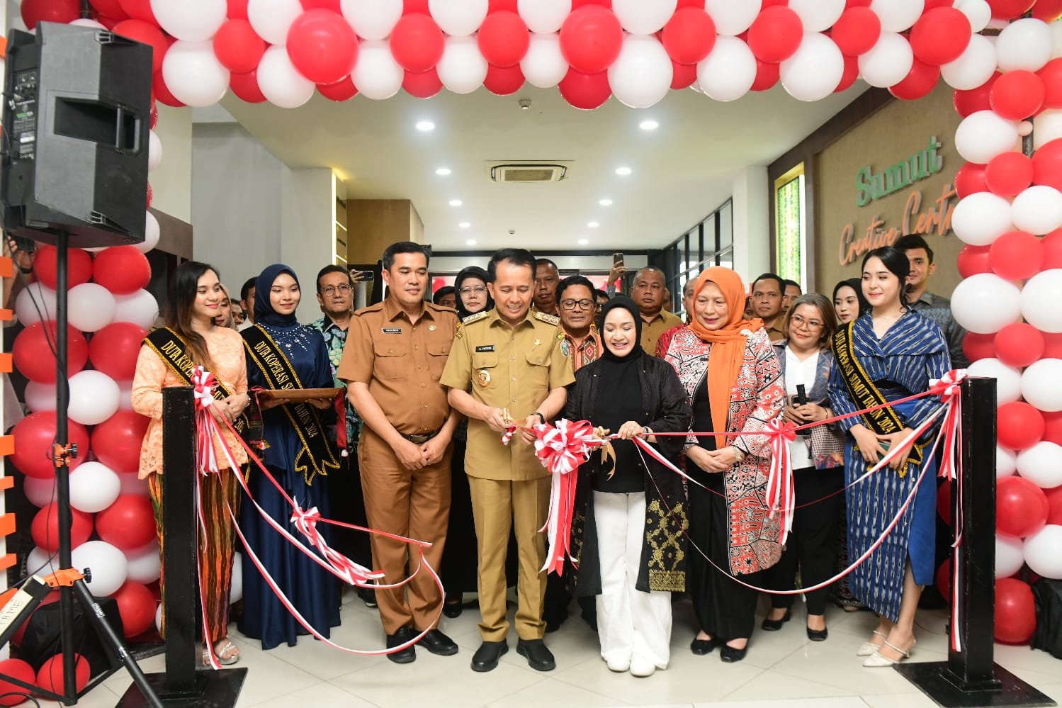 Launching Sumut Creative Center, Pj Gubernur Agus Fatoni Ajak Pelaku UMKM Manfaatkan Momen PON XXI