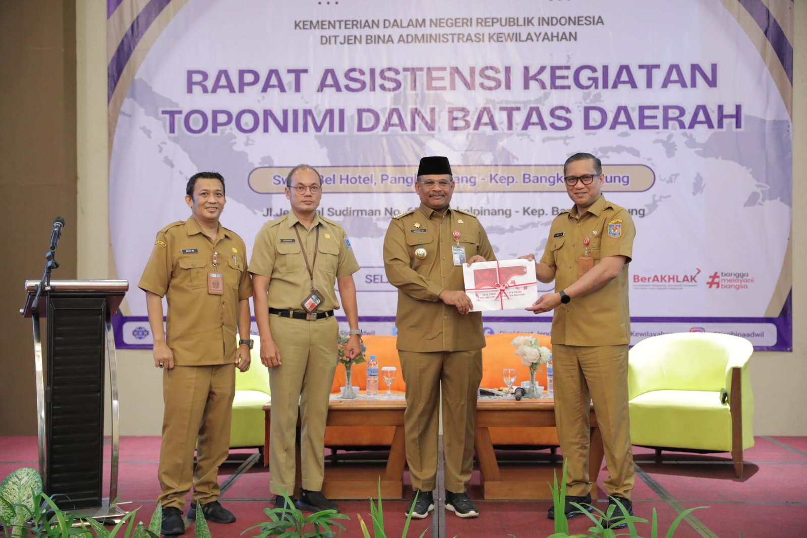 Kesepakatan Batas Daerah Dicapai Dalam Rapat Asistensi Ditjen Bina Adwil di Babel