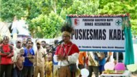 Kabar Bahagia! Masyarakat Distrik Minyamur Punya Gedung Baru Puskesmas Kabe: Terima Kasih, Pak Pj Bupati Mappi!