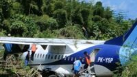 Pesawat Trigana Air PK-YSP Alami Gagal Lepas Landas di Bandara Serui Papua