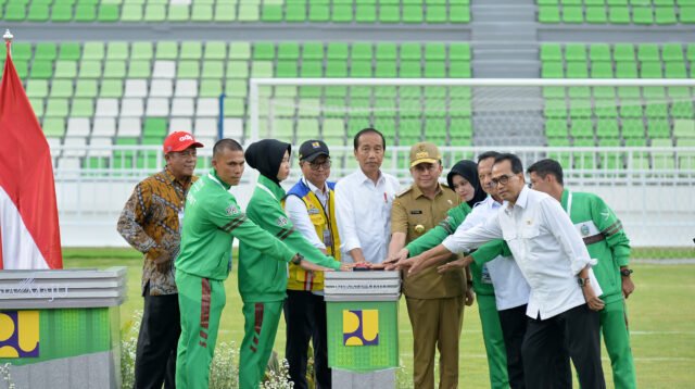 Sah Diresmikan Presiden Jokowi, Kini Sumut Miliki Stadion Besar dan Mewah