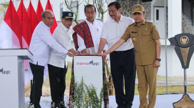 Pj Gubernur Sumut Agus Fatoni Dampingi Presiden Jokowi Resmikan Pusat Riset Genomik Pertanian di Humbahas