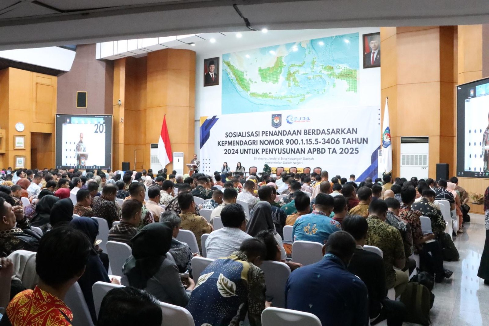 Ditjen Bina Keuda Kemendagri Gelar Sosialisasi Penandaan Pedoman Penyusunan APBD TA 2025