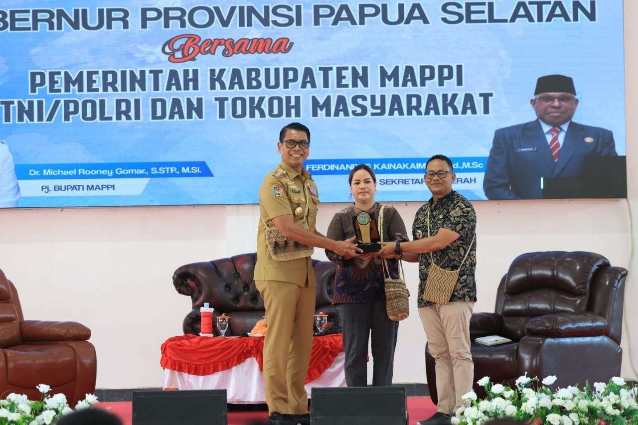 Kunker ke Kabupaten Mappi, Pj Gubernur Papua Selatan Tekankan Pentingnya Pendidikan dan Kesehatan