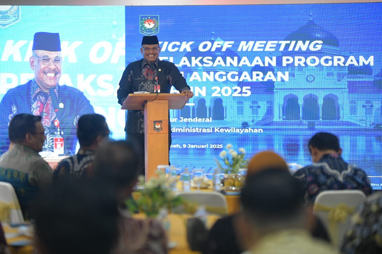 Kick-Off Meeting Program dan Anggaran 2025, Dirjen Bina Adwil Minta Jajaran Sukseskan Asta Cita Presiden