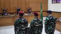 Tiga Terdakwa Penembakan Bos Rental Jalani Persidangan di PN Militer Tinggi II Jakarta