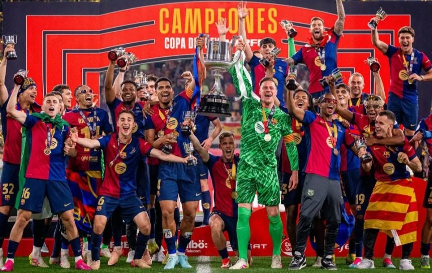 Real Madrid Kalah 3-2, Barcelona Juara Copa del Rey