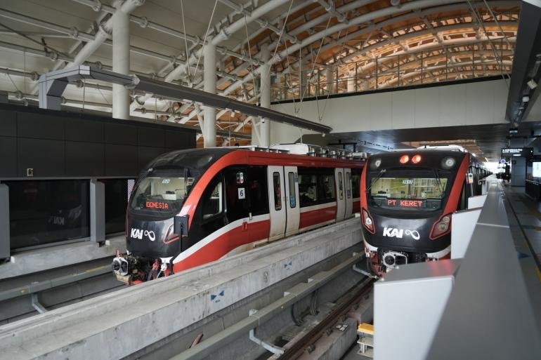 Selama 15 Hari Angkutan Lebaran, LRT Jabodebek Layani 751.015 Pengguna