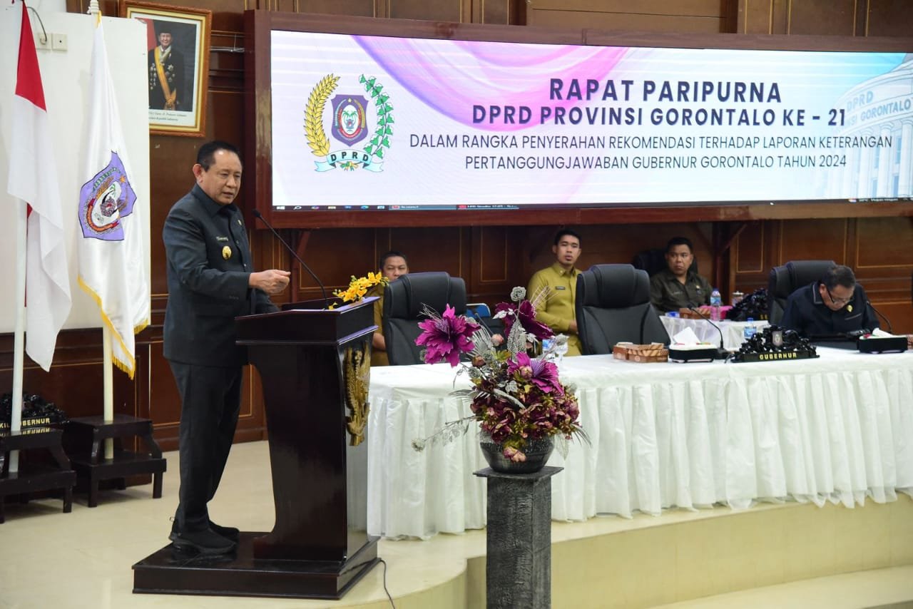 Di Hadapan DPRD, Gubernur Gorontalo Soroti Sejumlah Persoalan 
