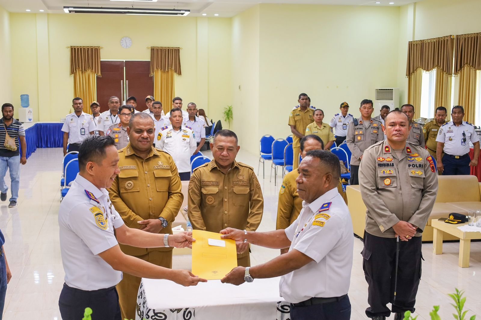 Kolaborasi & Sinergitas UPP Kelas III Korido Dengan Pemkab Supiori untuk Wujudkan Angkutan Laut yang Lancar, Aman, dan Nyaman