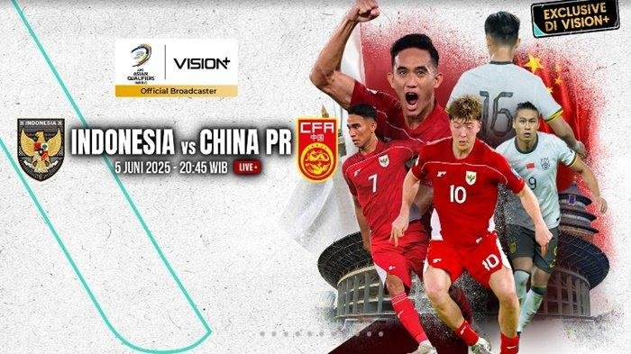 Ini Prediksi Skor Indonesia vs China di Kualifikasi Piala Dunia 2026 Wilayah Asia Kamis 5 Juni 2025 Pukul 20.45 WIB