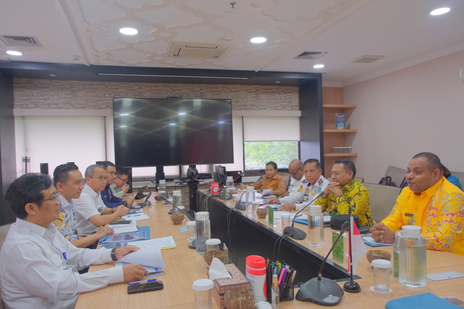 Audiensi Dengan Kemenhub, Pemkab Supiori Usulkan Deviasi Kapal Penumpang PSO Hingga Multimoda