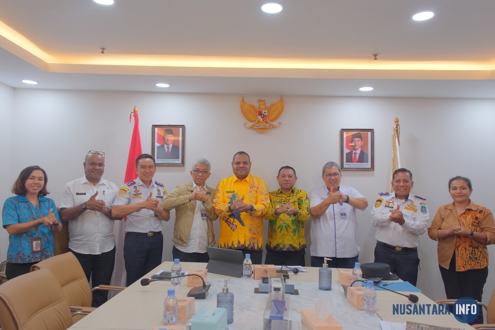 Terima Bupati dan Wakil Bupati, Ditjen Intram Siapkan Dukungan Integrasi Layanan Transportasi di Kabupaten Supiori, Provinsi Papua